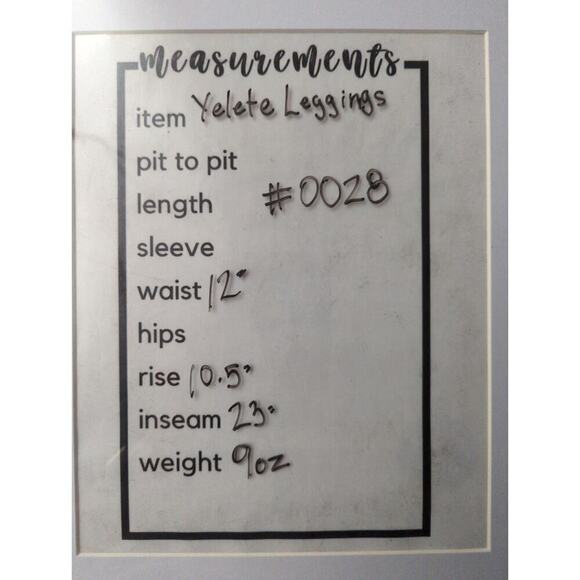 Yelete Leggings Woman's Small Gray Ombre High Waist Workout Yoga Athletic - Picture 8 of 9